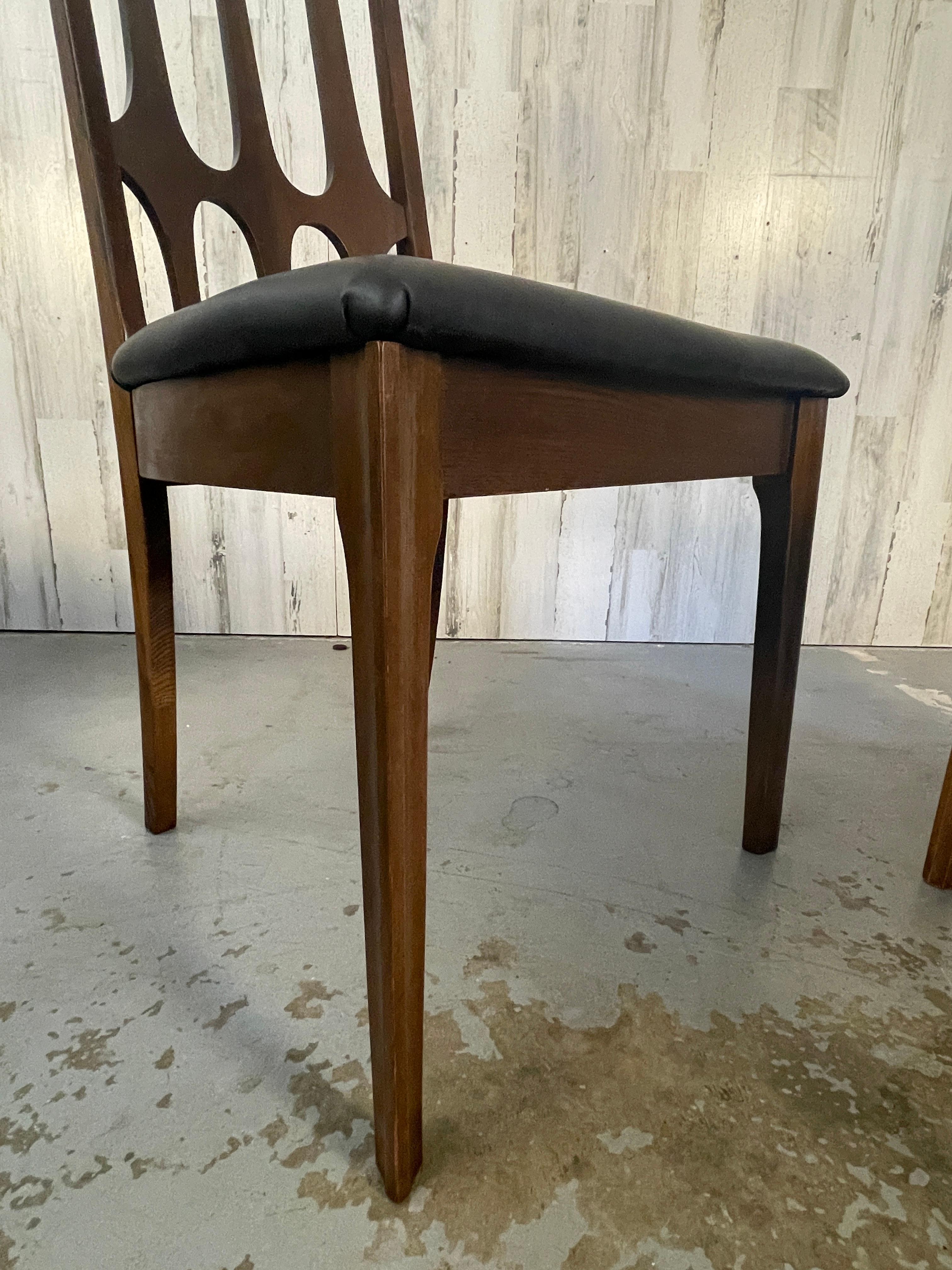 Faux Leather Broyhill Brasilia Dining Chairs, Set of 8