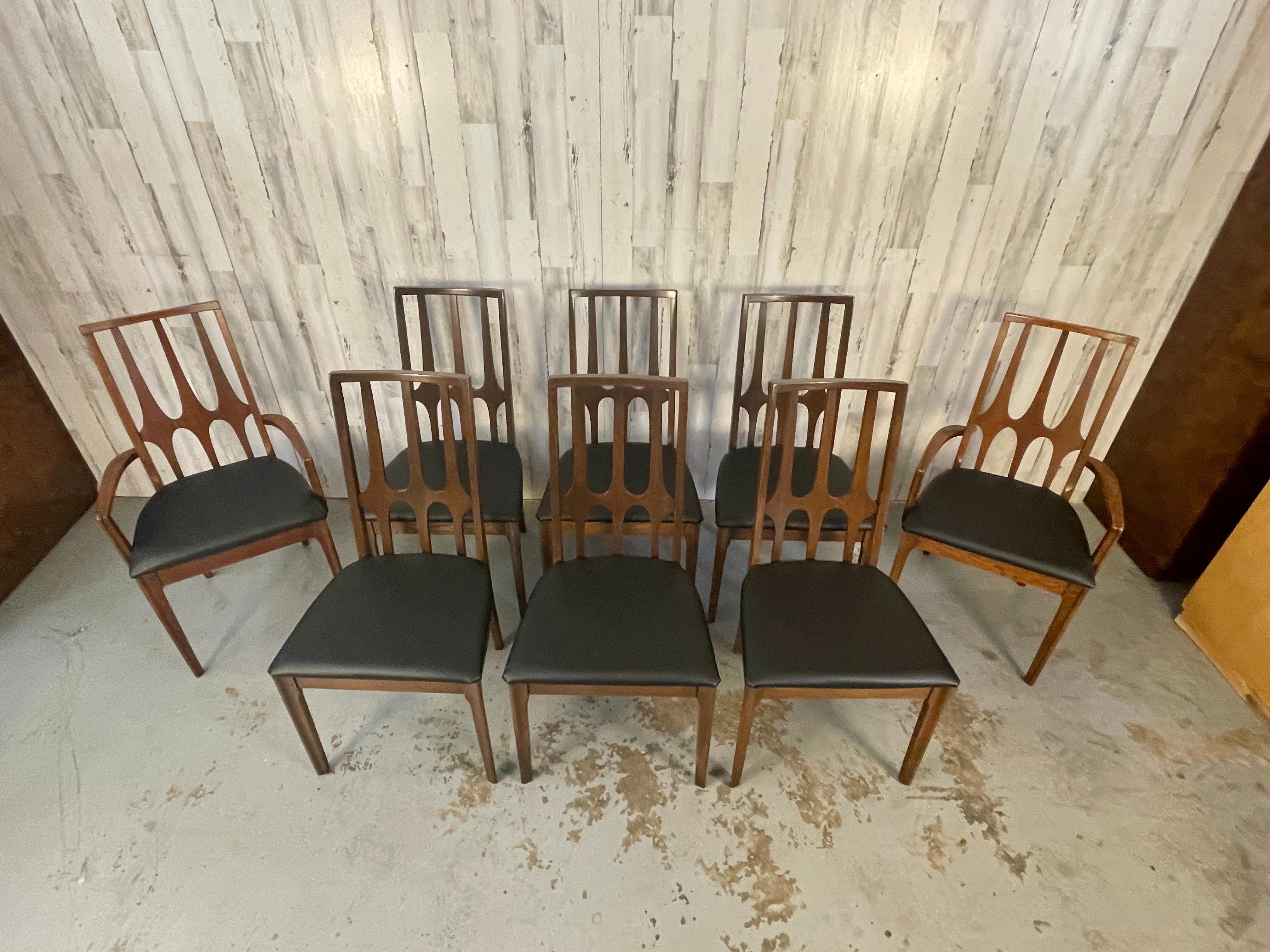 Broyhill Brasilia Dining Chairs, Set of 8 For Sale 2