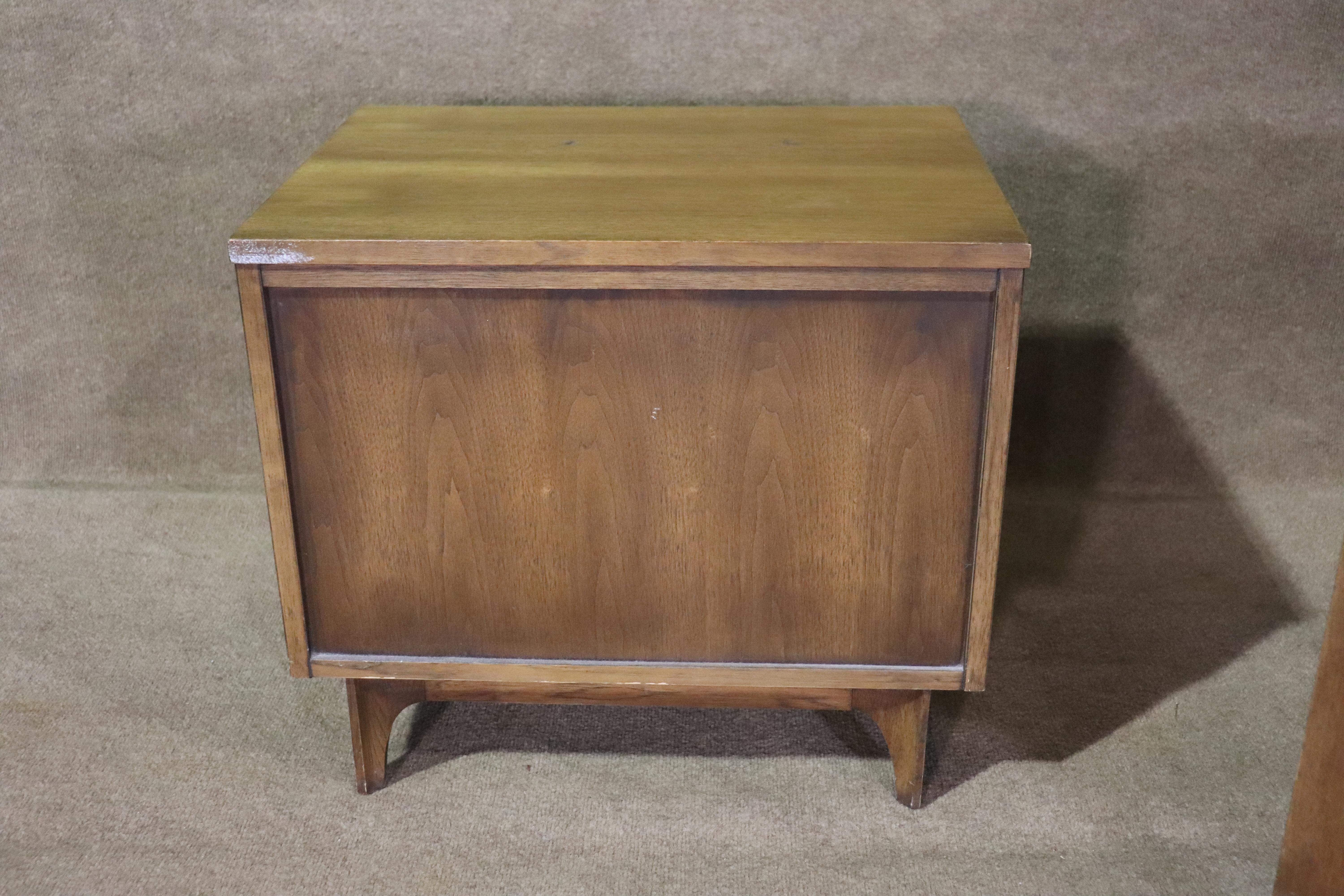 Broyhill 'Brasilia' End Tables / Record Cabinets For Sale 1