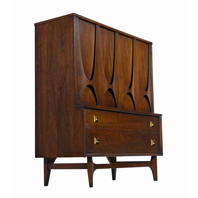 Broyhill Brasilia Gentleman's Chest Dresser Armoire by Oscar