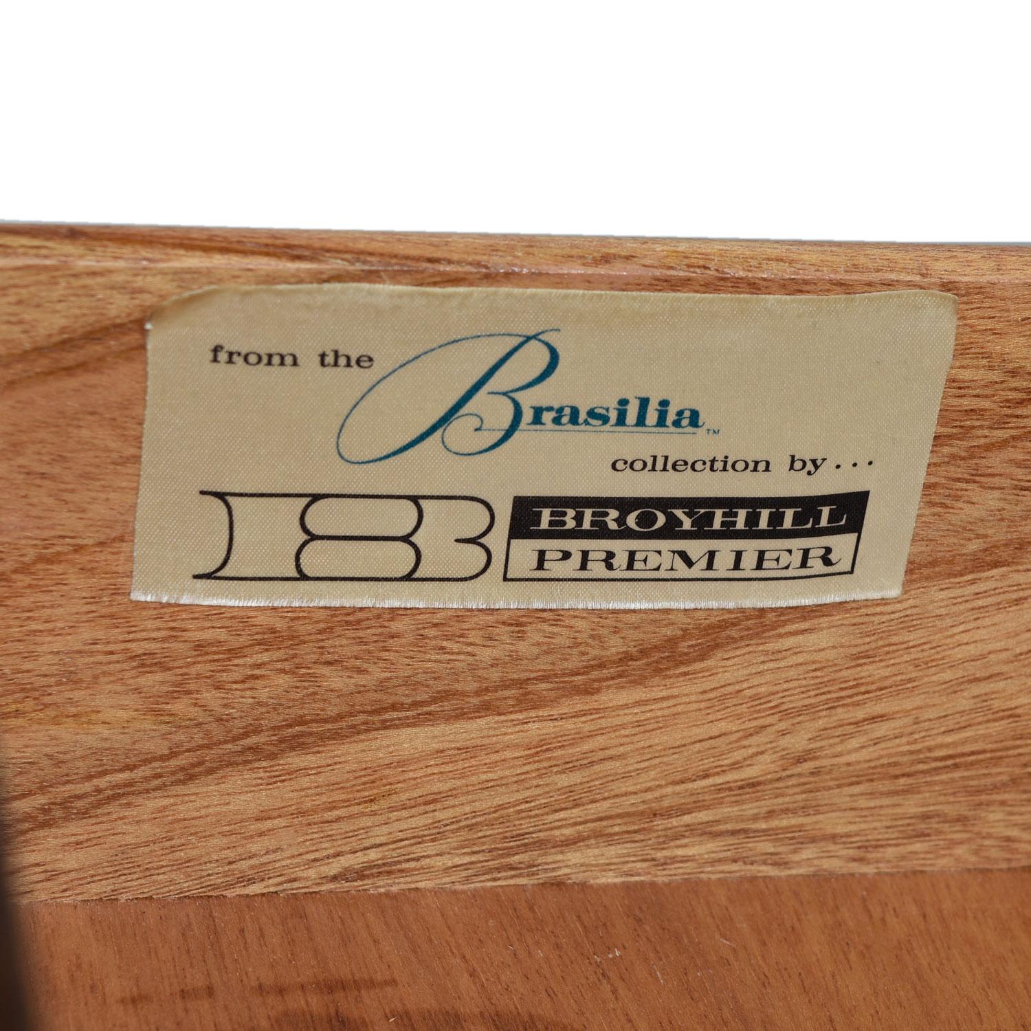 American Broyhill Brasilia Gentleman's Chest Dresser Cabinet Armoire by Oscar Niemeyer