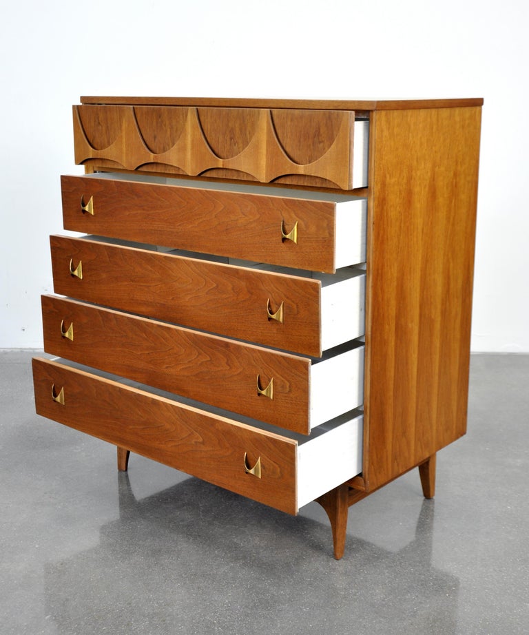 Broyhill Brasilia Highboy Dresser at 1stDibs