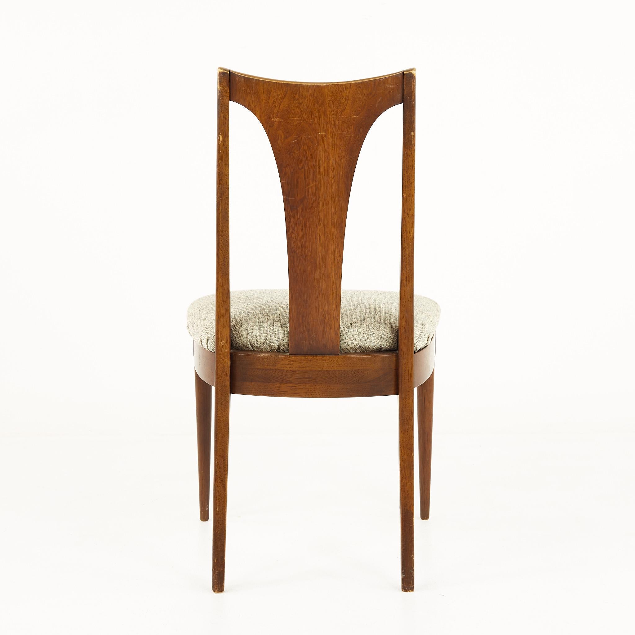 Broyhill Brasilia II Mid Century Dining Chairs, Set of 6 In Good Condition In Countryside, IL