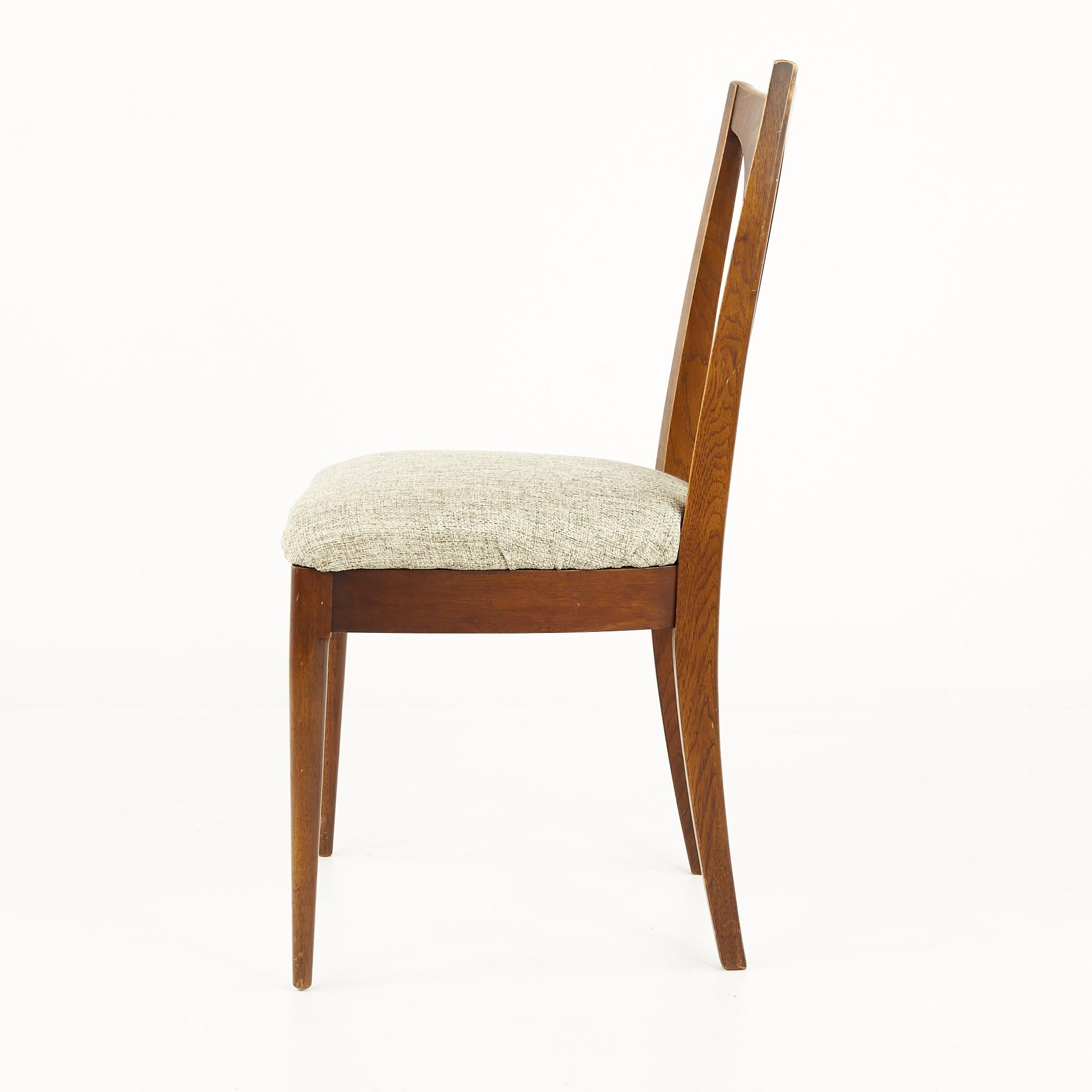 Late 20th Century Broyhill Brasilia II Mid Century Dining Chairs, Set of 6