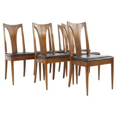 Used Broyhill Brasilia II Mid Century Dining Chairs, Set of 6