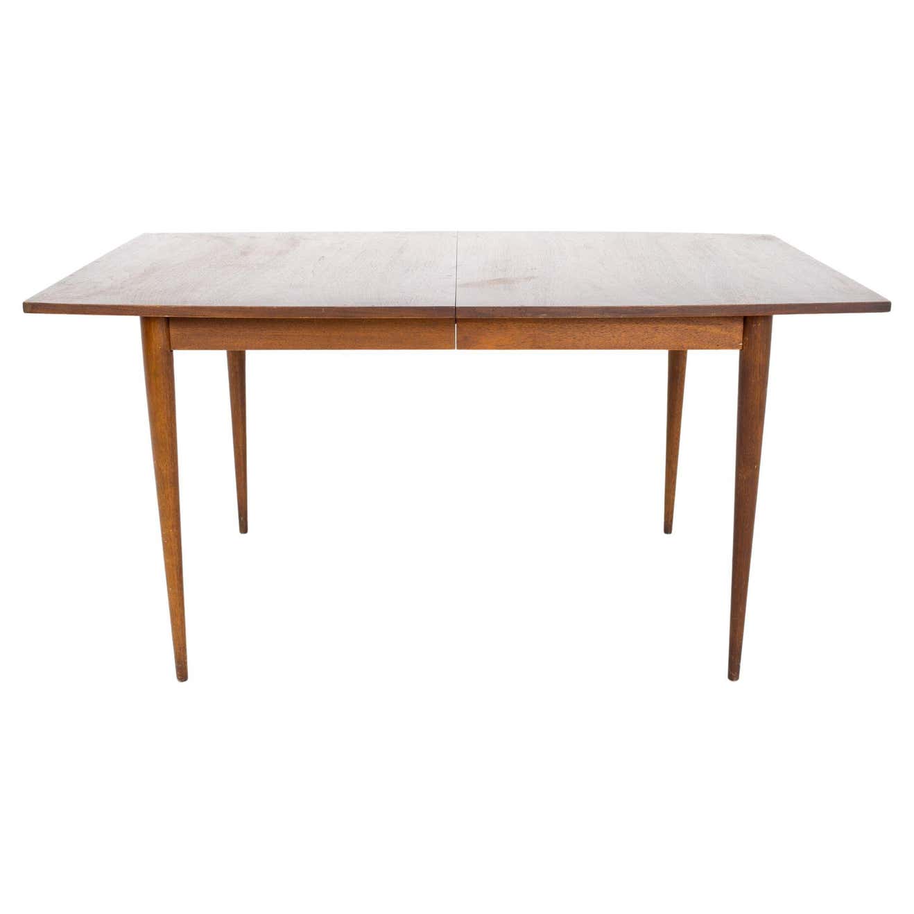 Broyhill Brasilia II Mid Century Walnut Dining Table For Sale at