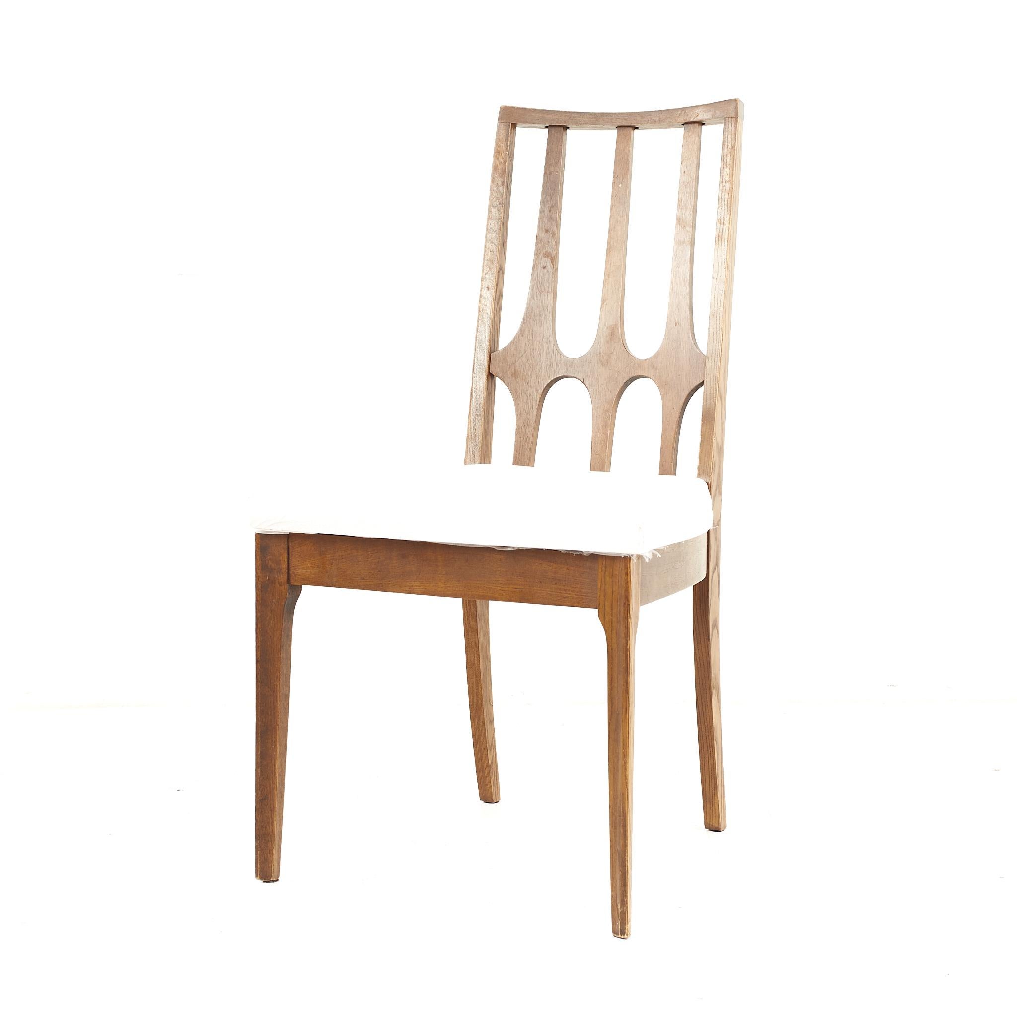 Late 20th Century Broyhill Brasilia Mid Century Dining Chairs, Set of 5 For Sale