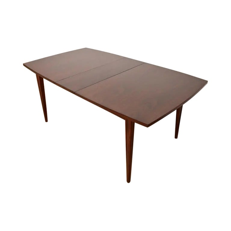 Broyhill Brasilia Mid-Century Modern Extension Dining Table, Newly Refinished