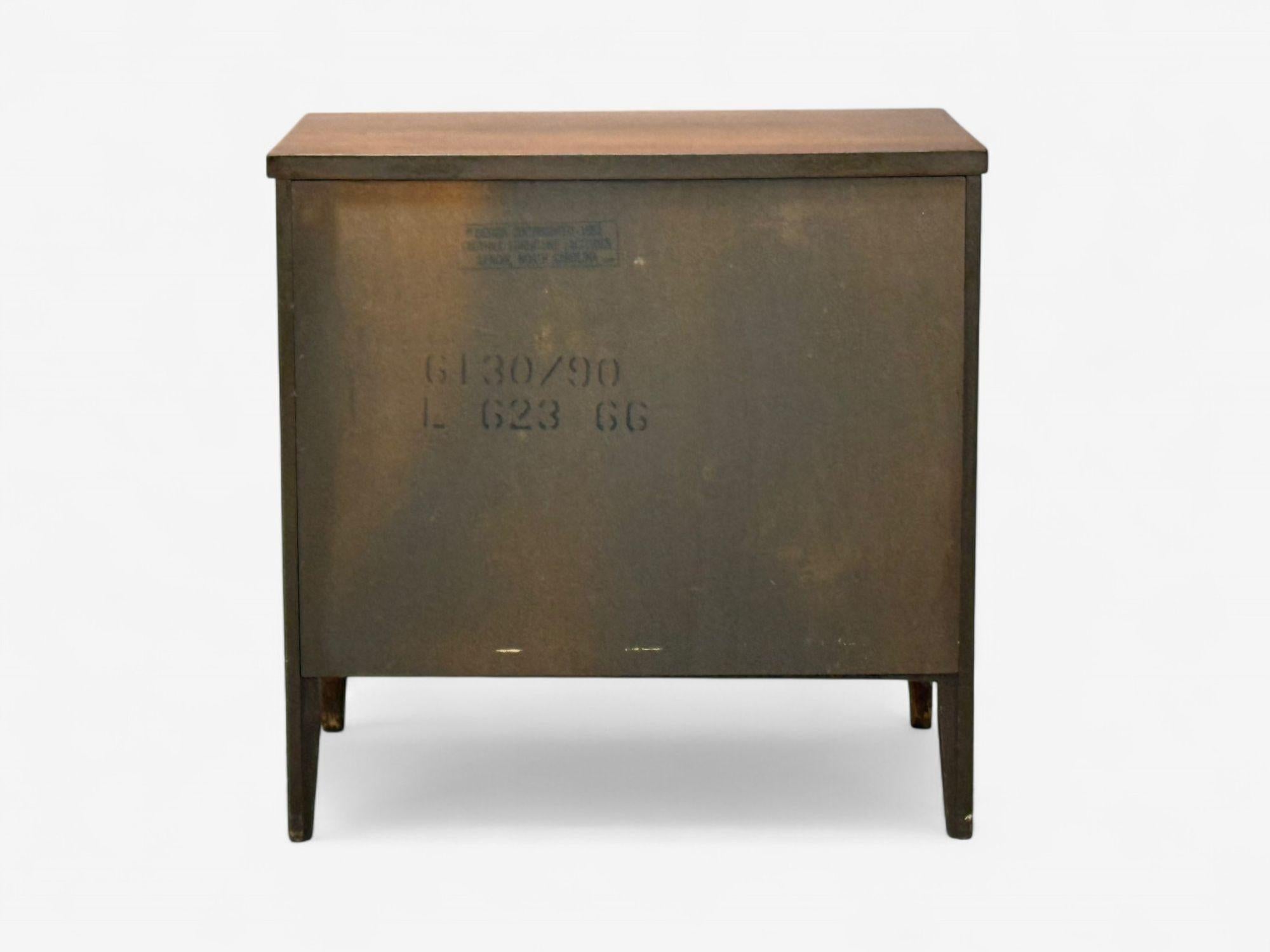Broyhill Brasilia, Mid-Century Modern, Walnut, Brass, Nightstands, USA, 1960s 5