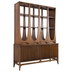 Broyhill Brasilia Mid Century Room Divider Wall Unit Shelving (étagères)