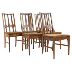 Used Broyhill Brasilia Mid Century Side Dining Chairs, Set of 6