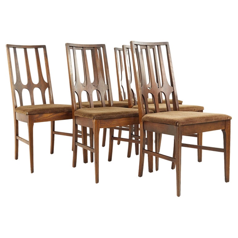 Broyhill Brasilia Mid Century Side Dining Chairs Set Of 6 At 1stdibs Broyhill Brasilia Mid Century Side, Broyhill Teak Outdoor Furniture