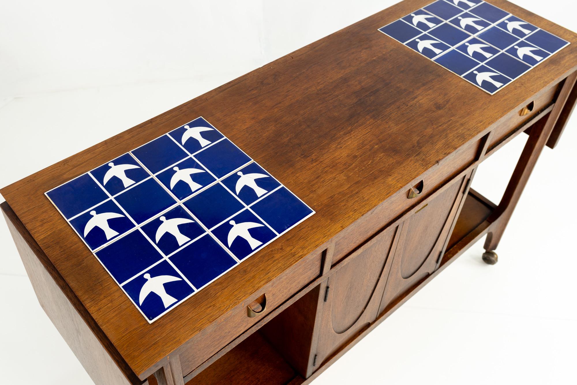 broyhill brasilia bar cart