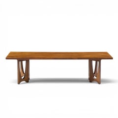 Broyhill Brasilia Mid Century Walnut Coffee Table