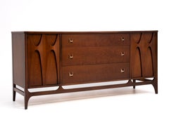 Broyhill Brasilia Mid Century Walnut Credenza 1963
