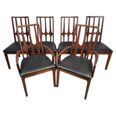 Broyhill "Brasilia" Mid Century Walnut Dining Chairs
