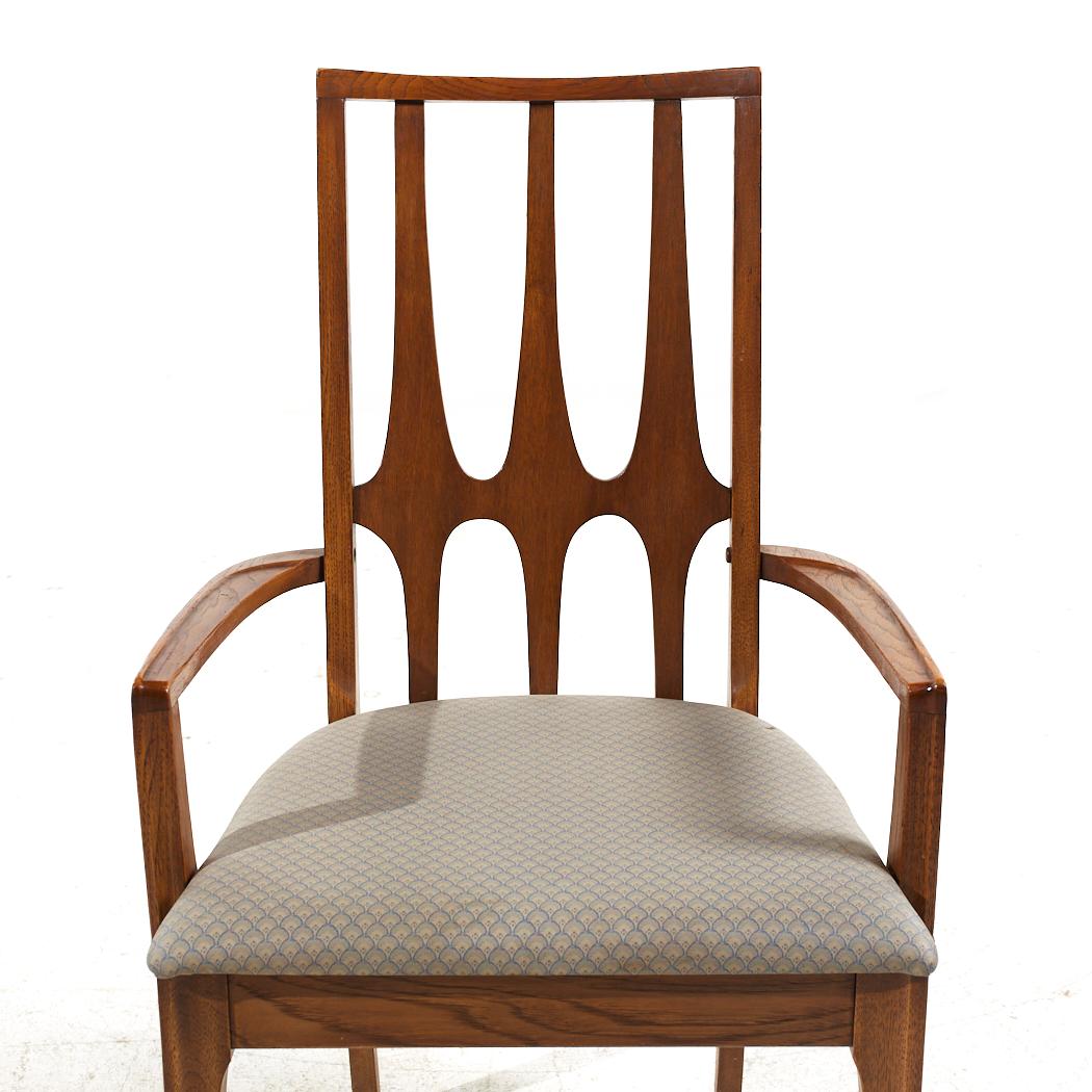 Broyhill Brasilia Mid Century Walnut Dining Chairs - Set of 10 For Sale 10