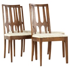 Broyhill Brasilia Mid-Century Walnut Dining Chairs, Set of 4