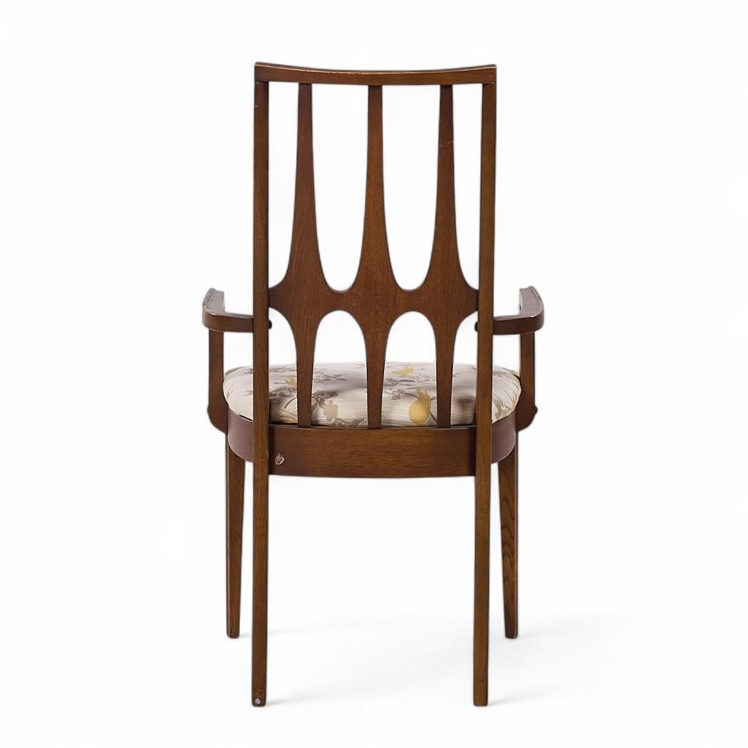 Broyhill Brasilia Mid Century Nussbaum Esszimmerstühle - Satz von 6 im Angebot 3