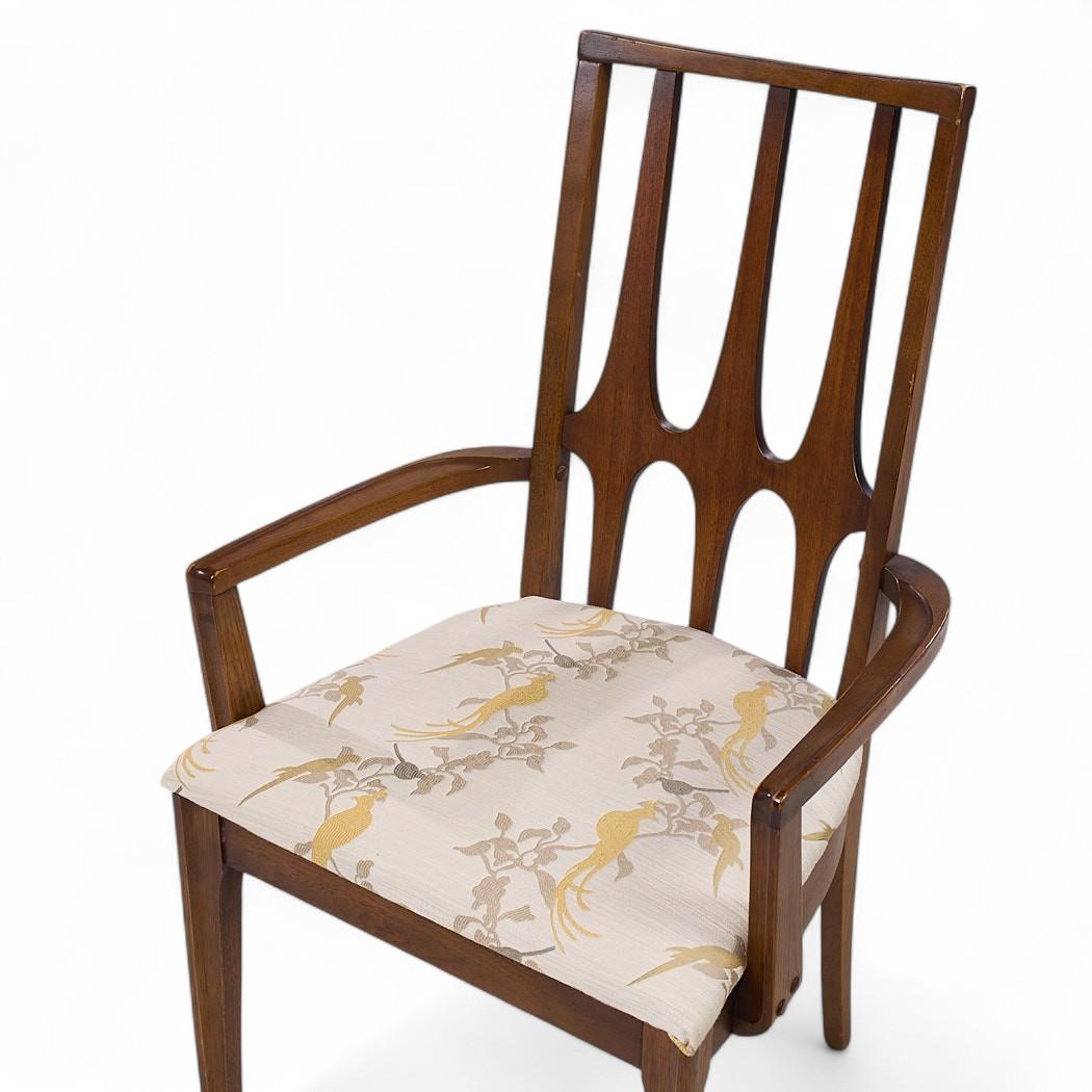 Broyhill Brasilia Mid Century Nussbaum Esszimmerstühle - Satz von 6 im Angebot 4
