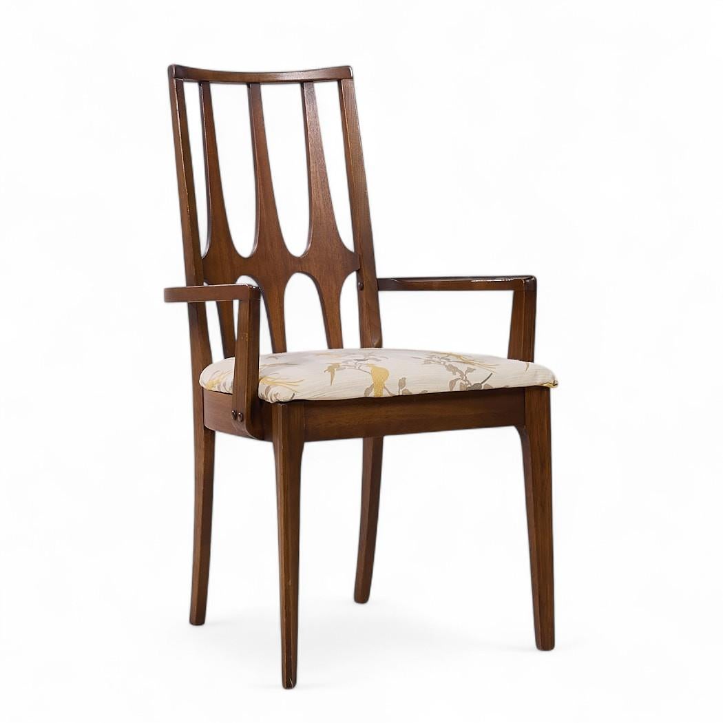 Broyhill Brasilia Mid Century Nussbaum Esszimmerstühle - Satz von 6 im Angebot 2