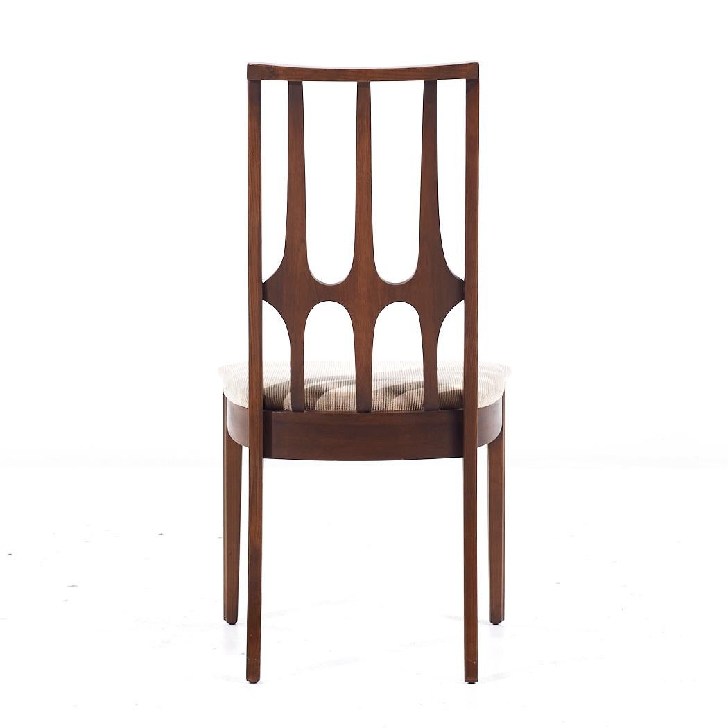 Broyhill Brasilia Mid Century Walnut Dining Chairs - Set of 8 1