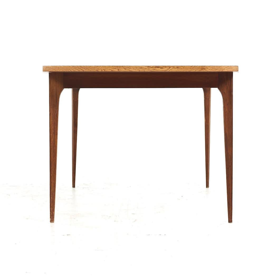 Broyhill Brasilia Mid Century Walnut Dining Table with 1 Leaf For Sale ...