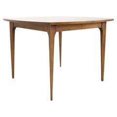 Broyhill Brasilia Mid Century Walnut Dining Table with 3 Leaves