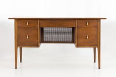 Broyhill Brasilia Mid Century Walnut Executive Desk