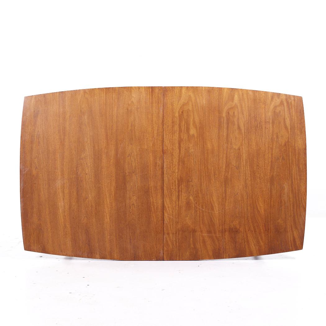 Broyhill Brasilia Mid Century Walnut Expanding Dining Table with 2 ...