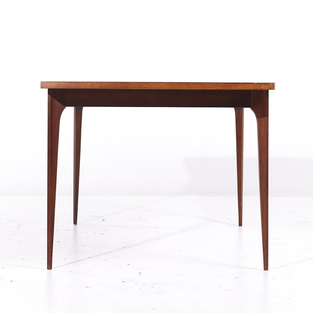 Broyhill Brasilia Mid Century Walnut Expanding Dining Table with 3 ...