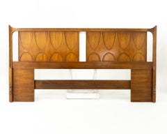 Broyhill Brasilia Mid Century Walnut King Headboard