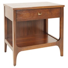 Broyhill Brasilia Mid Century Walnut Nightstand