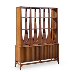 Broyhill Brasilia Mid Century Walnut Room Divider