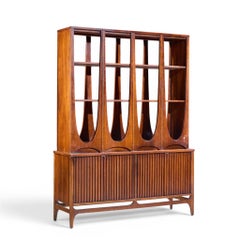 Broyhill Brasilia Mid Century Walnut Room Divider