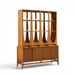 Broyhill Brasilia Mid Century Walnut Room Divider