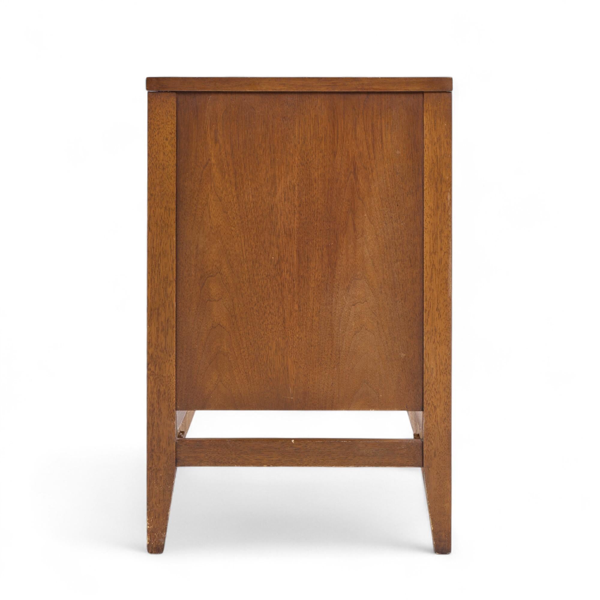 American Broyhill Brasilia Mid Century Walnut Room Divider For Sale