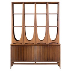 Broyhill Brasilia Mid Century Walnut Room Divider
