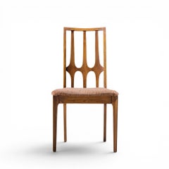 Broyhill Brasilia Mid Century Walnut Side Dining Chair