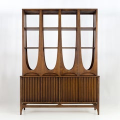 Broyhill Brasilia Mid Century Room Divider Wall Unit Shelving