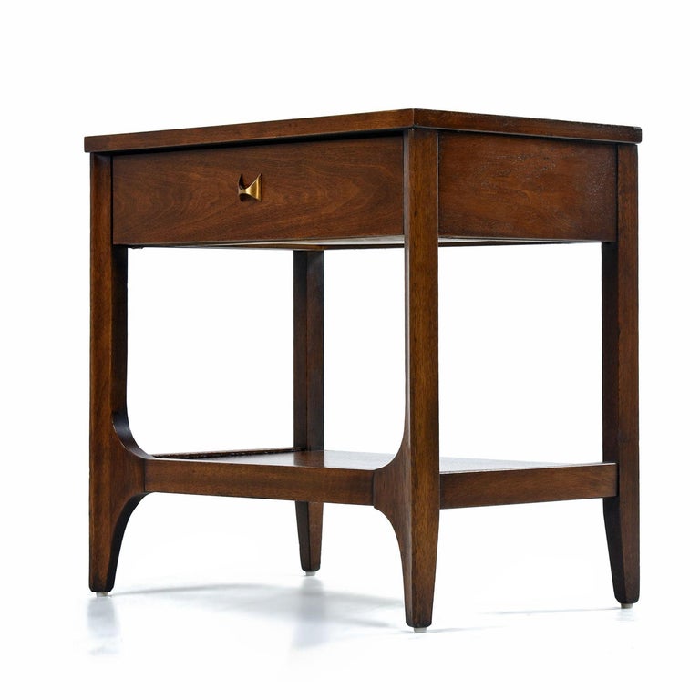 Broyhill Brasilia Nightstand Bedside End Tables By Oscar Niemeyer At 1stdibs