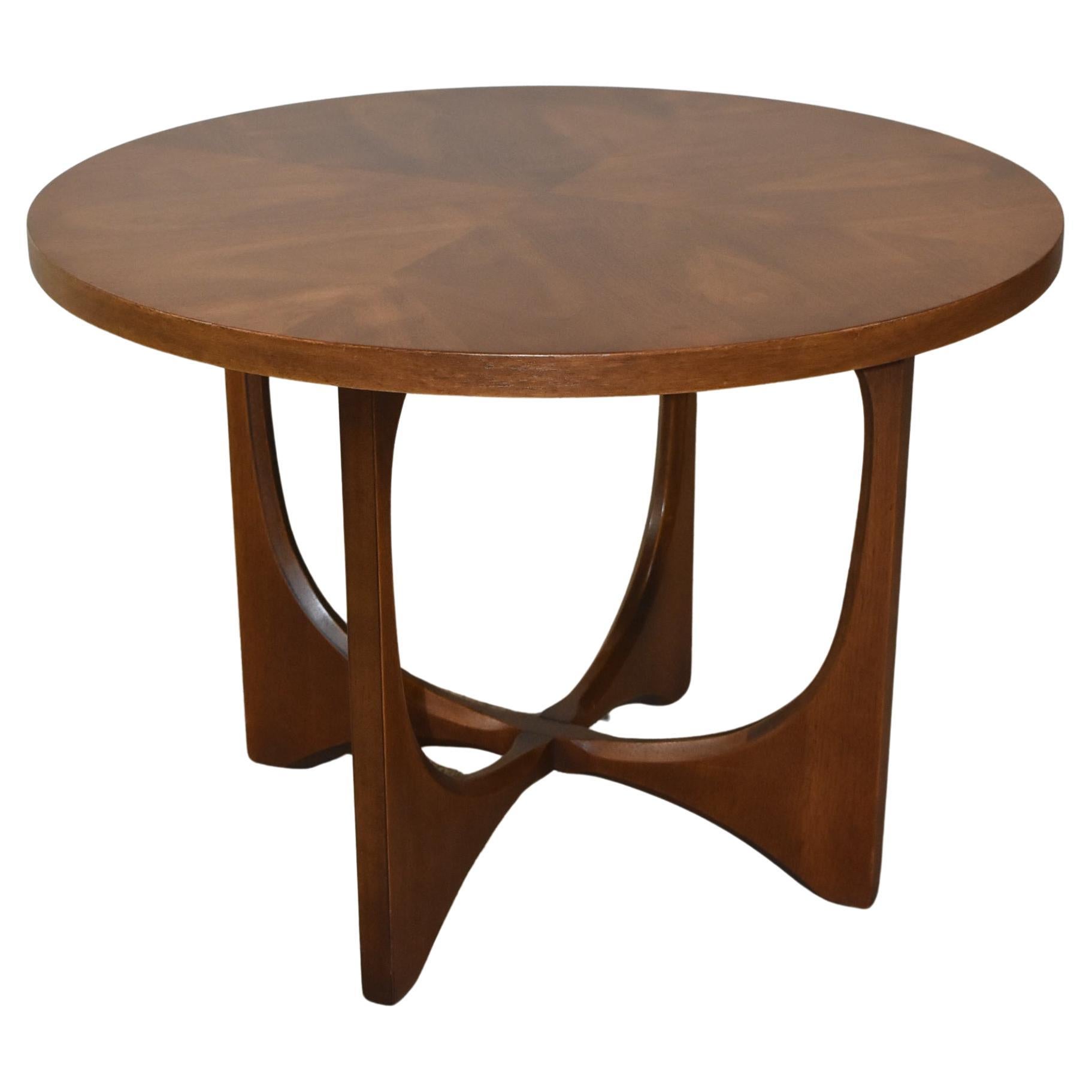 Broyhill Brasilia Round Side Table For Sale