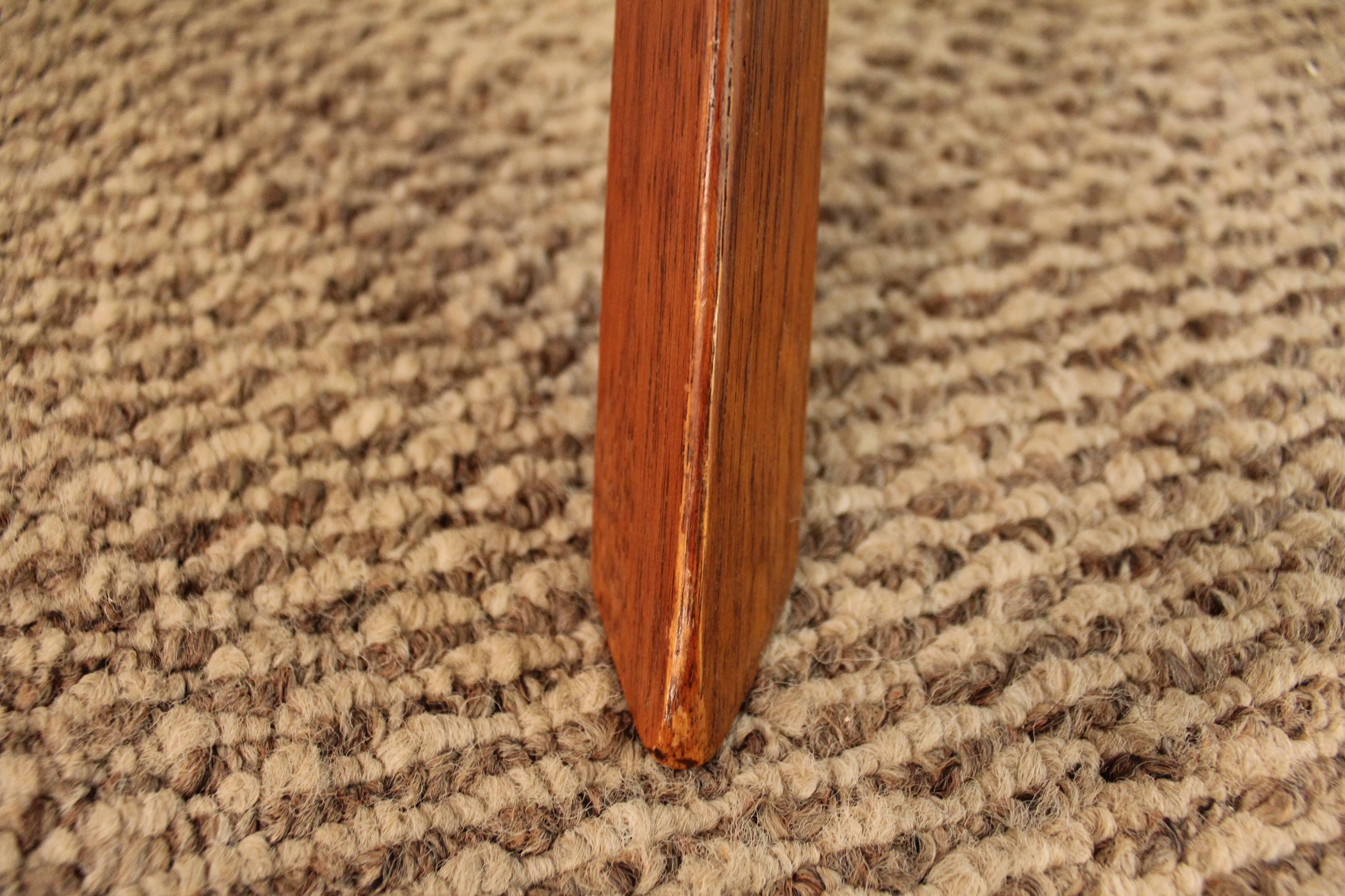 Mid-Century Walnut and Glass Sculpted 'Sputnik' Round Coffee Table 1
