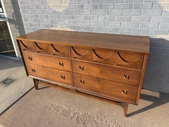 Broyhill Brasilia Walnut Dresser, Mid-Century Modern, 1960s