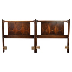 Broyhill Brasilia Walnut King Headboard or Pair of Twin Headboards