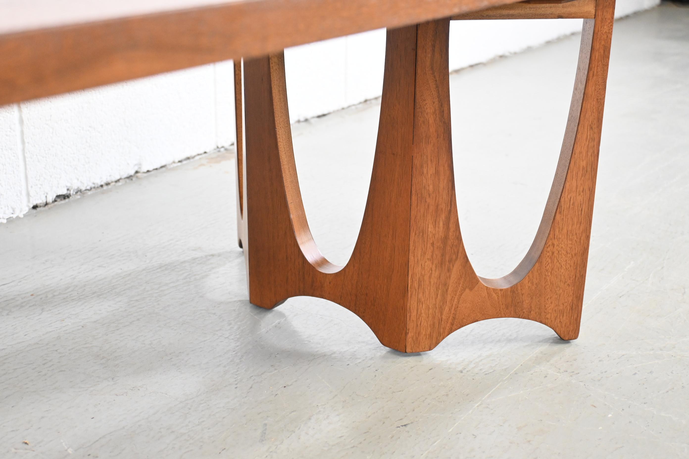 Mid-20th Century Broyhill Brasilia Walnut Mid-Century Modern Rectangular Coffee Table
