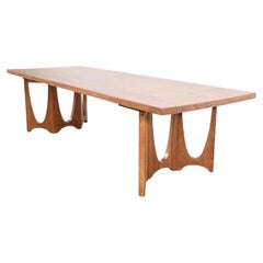 Broyhill Brasilia Walnut Mid-Century Modern Rectangular Coffee Table