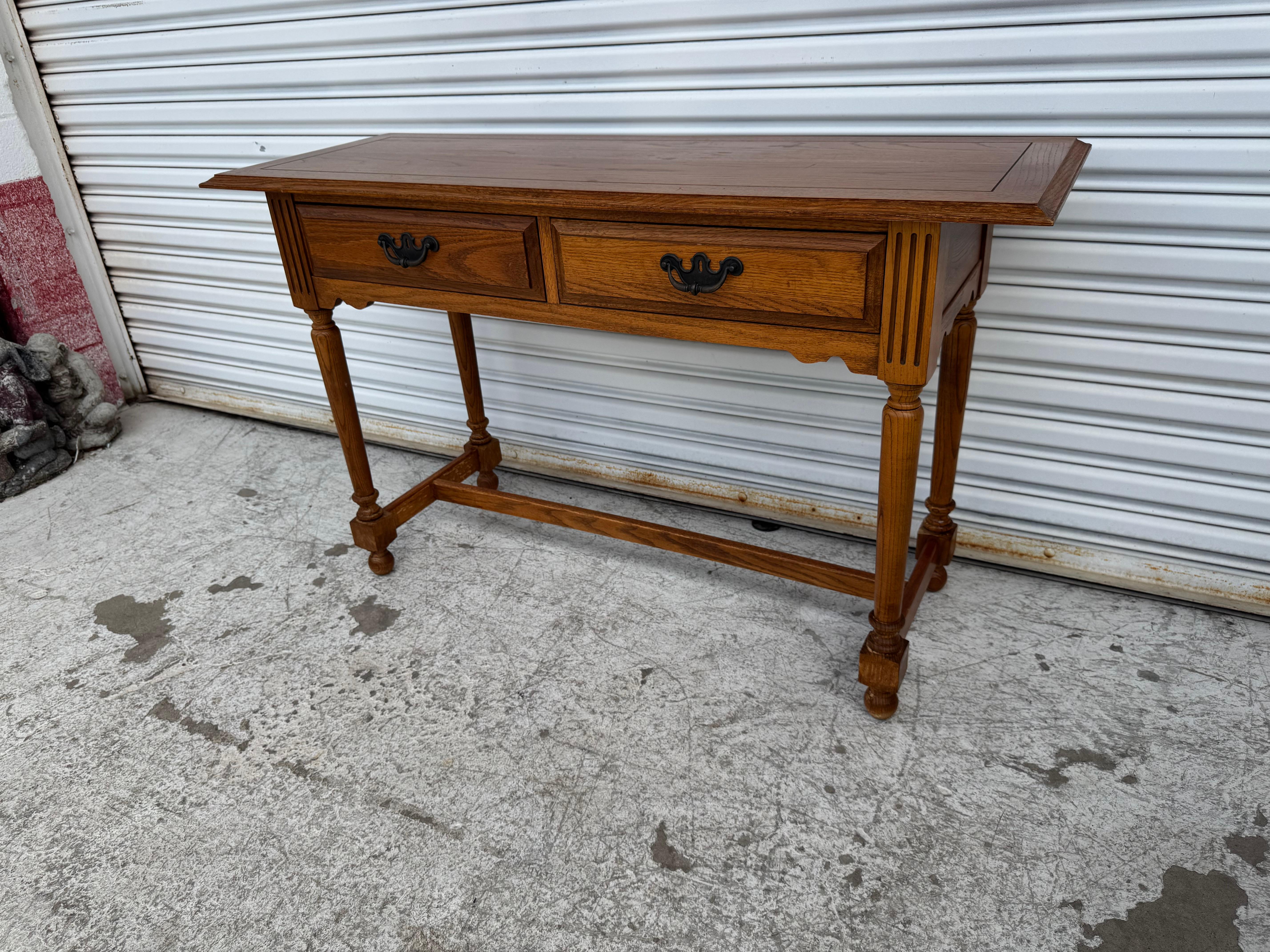 20th Century Broyhill Console Table For Sale