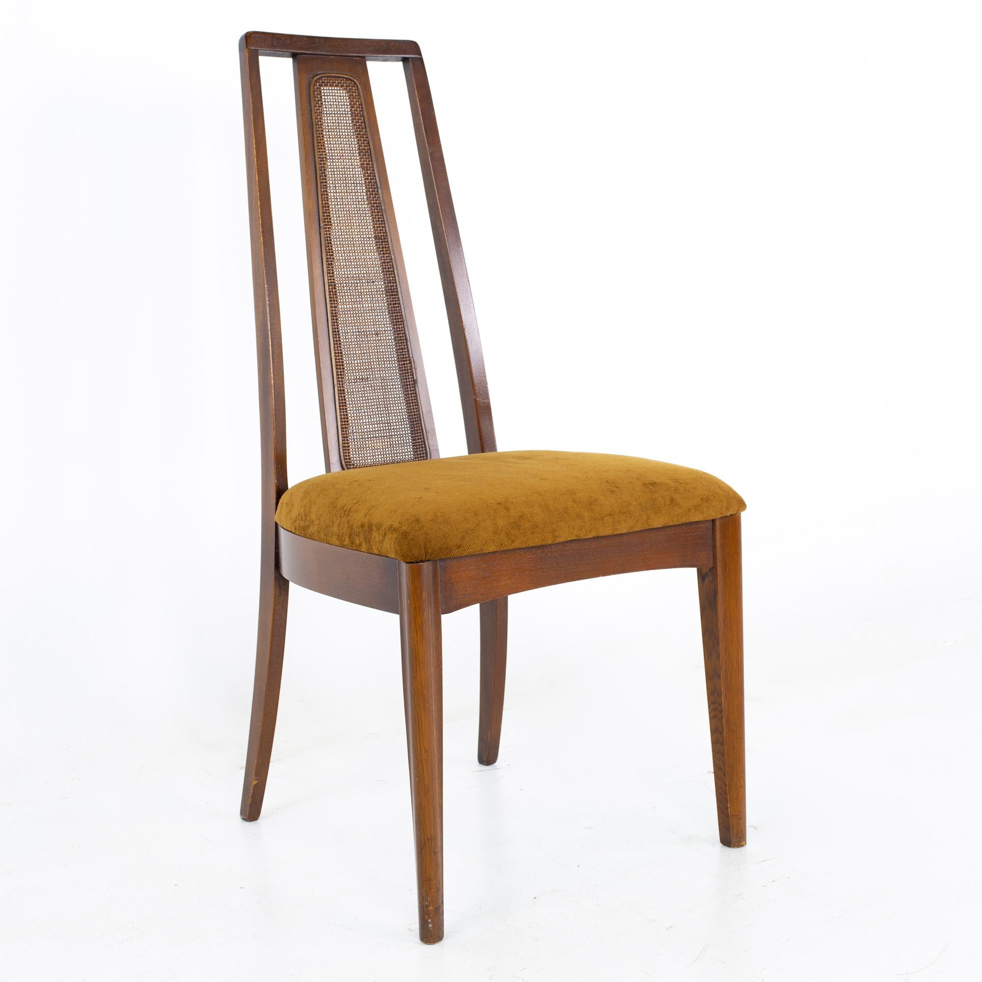 high back mid century dining chair