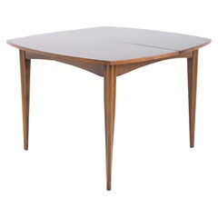 Broyhill Emphasis Mid Century Walnut Surfboard Expanding Dining Table